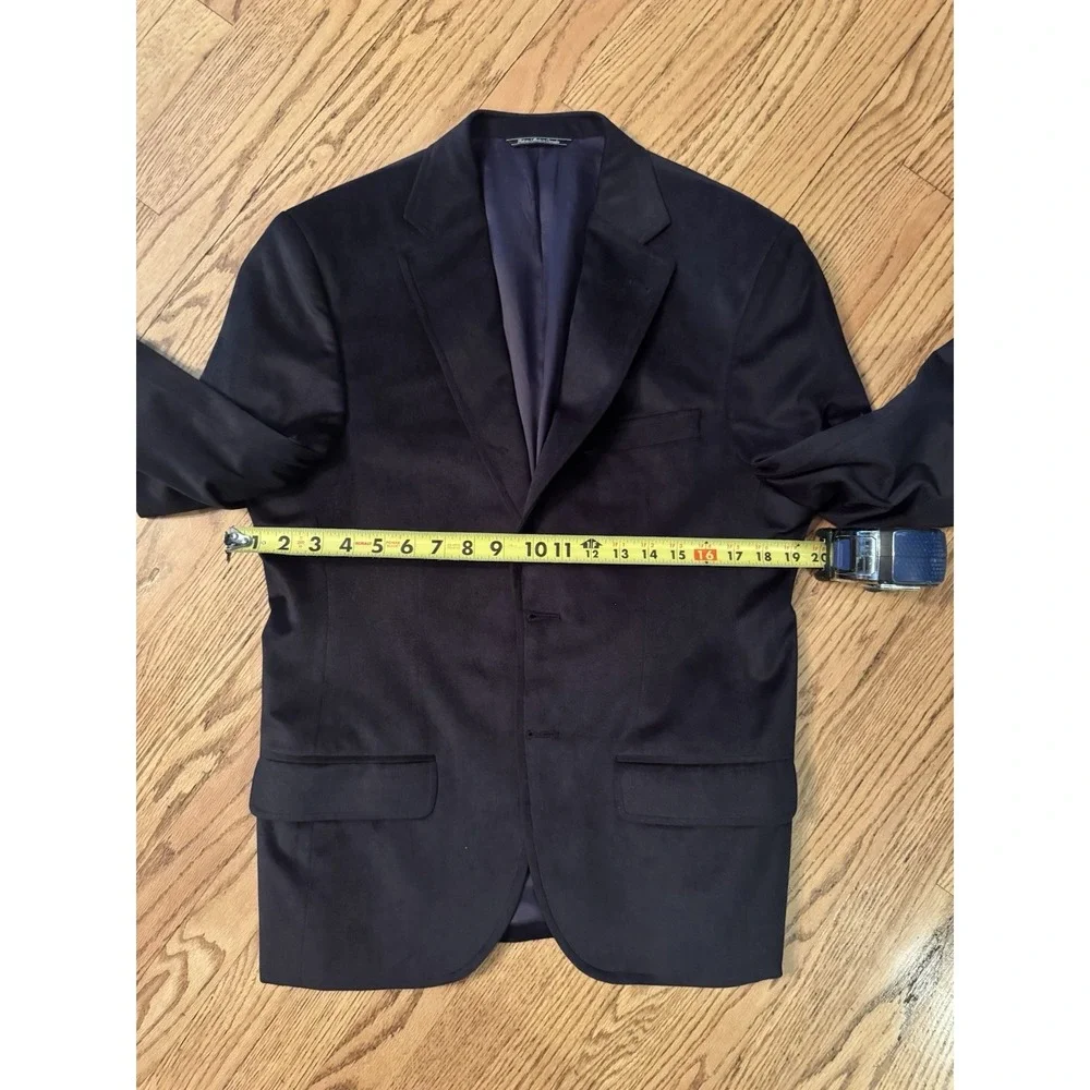 Jack Victor Suede Sport Coat 41R 3/4‎ Sleeve Altered